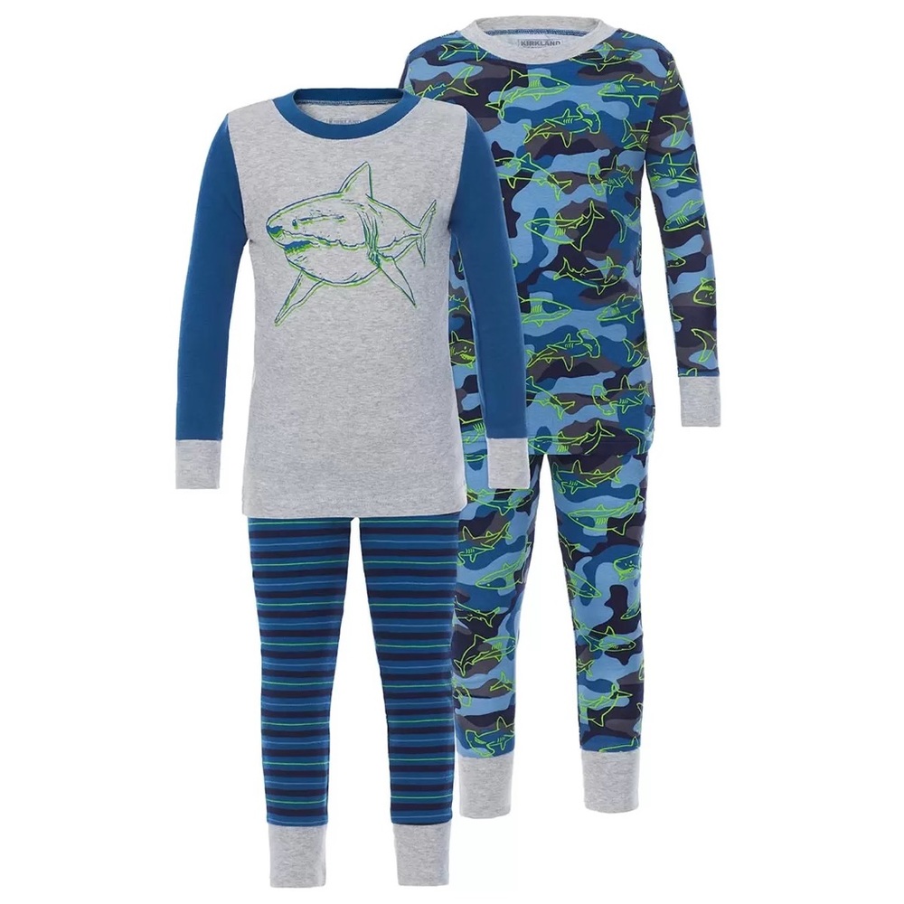 NWT kirkland  2-pack long sleeve pajamas
